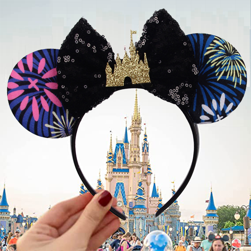 Ribbon Bow Gift - Tiara de Orelhas do Mickey Mouse