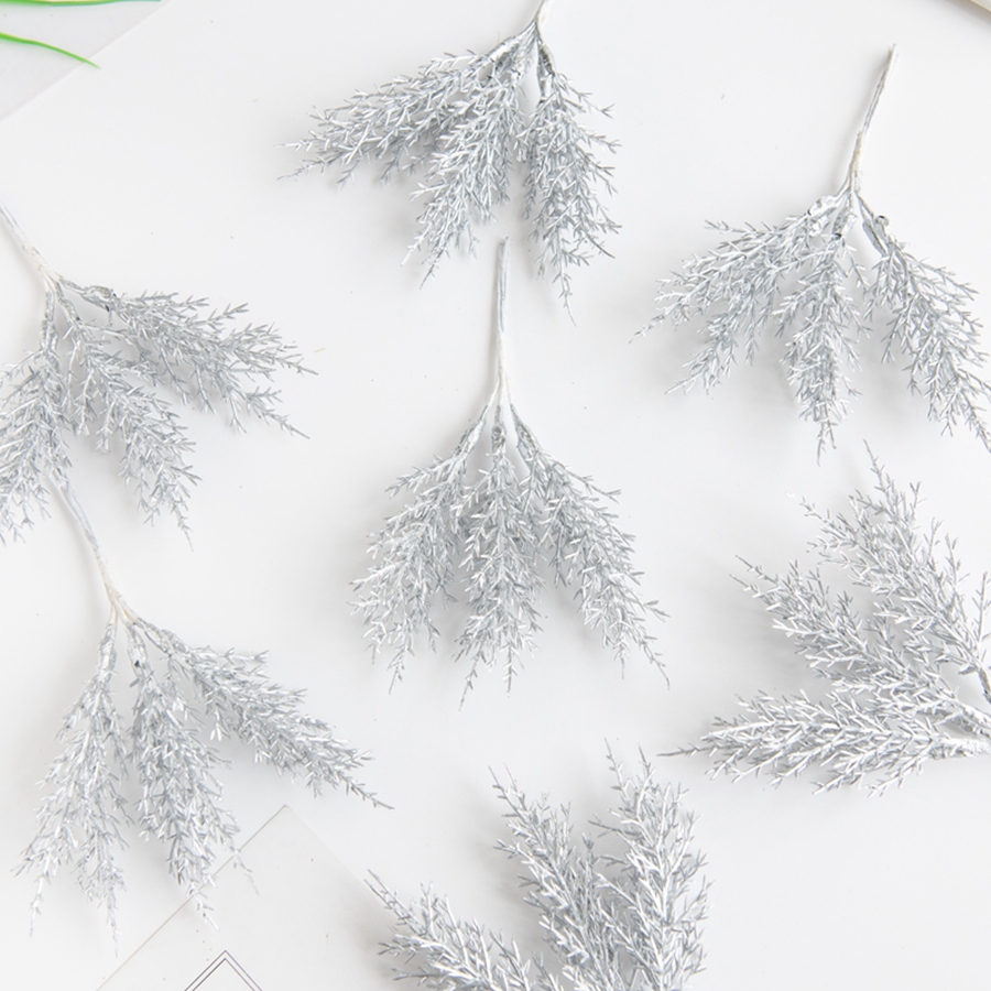 6 peças plantas artificiais ou - Christmas Tree Artificial avaliação e preço