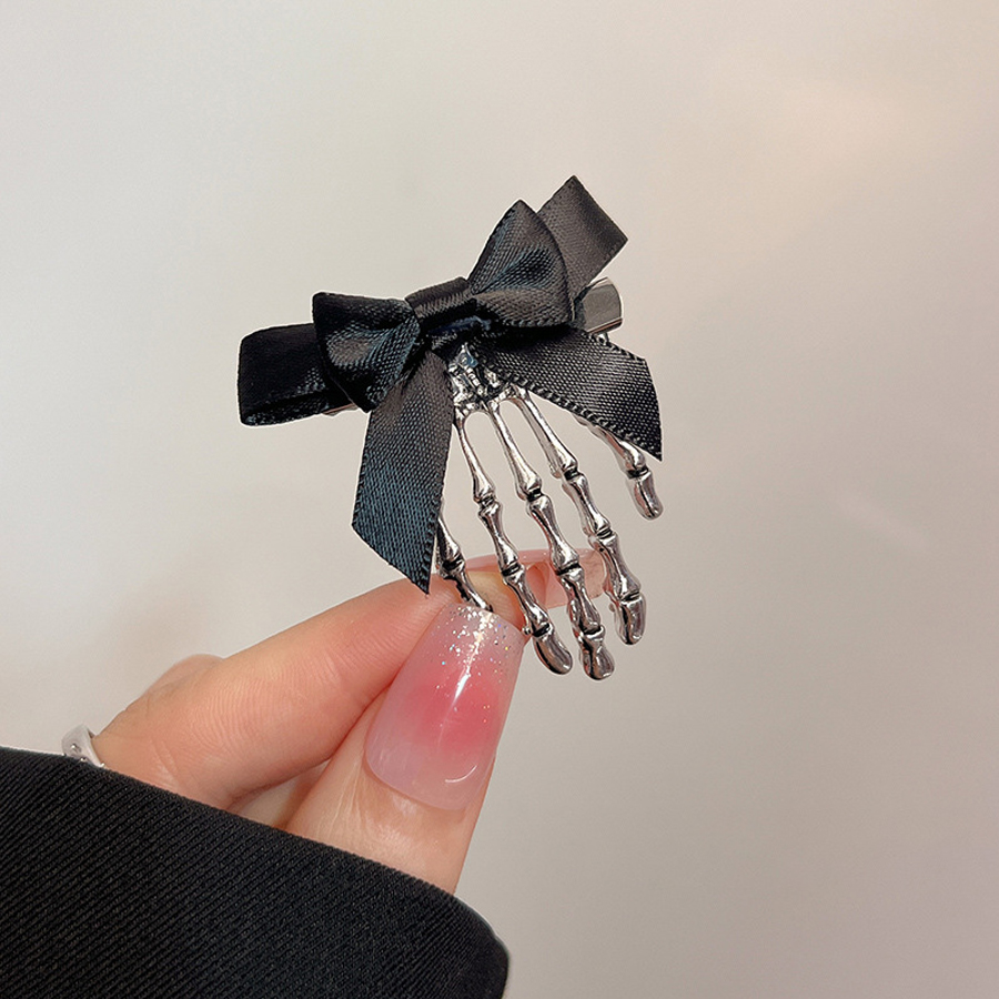 Presilha de Cabelo Gótica em F - Ribbon Bow Gift avaliação e preço