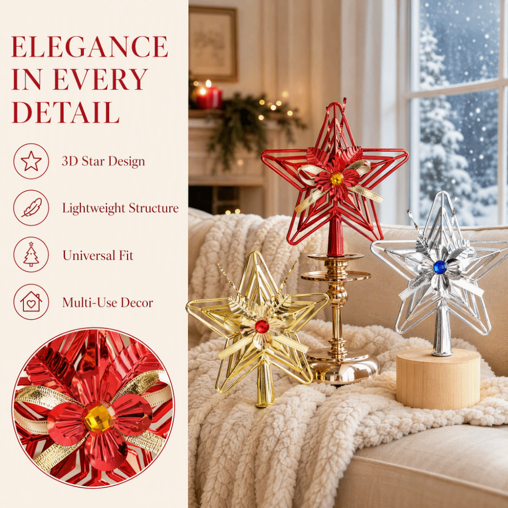 Estrela de Plástico para Topo  - Star Tree Topper avaliação e preço